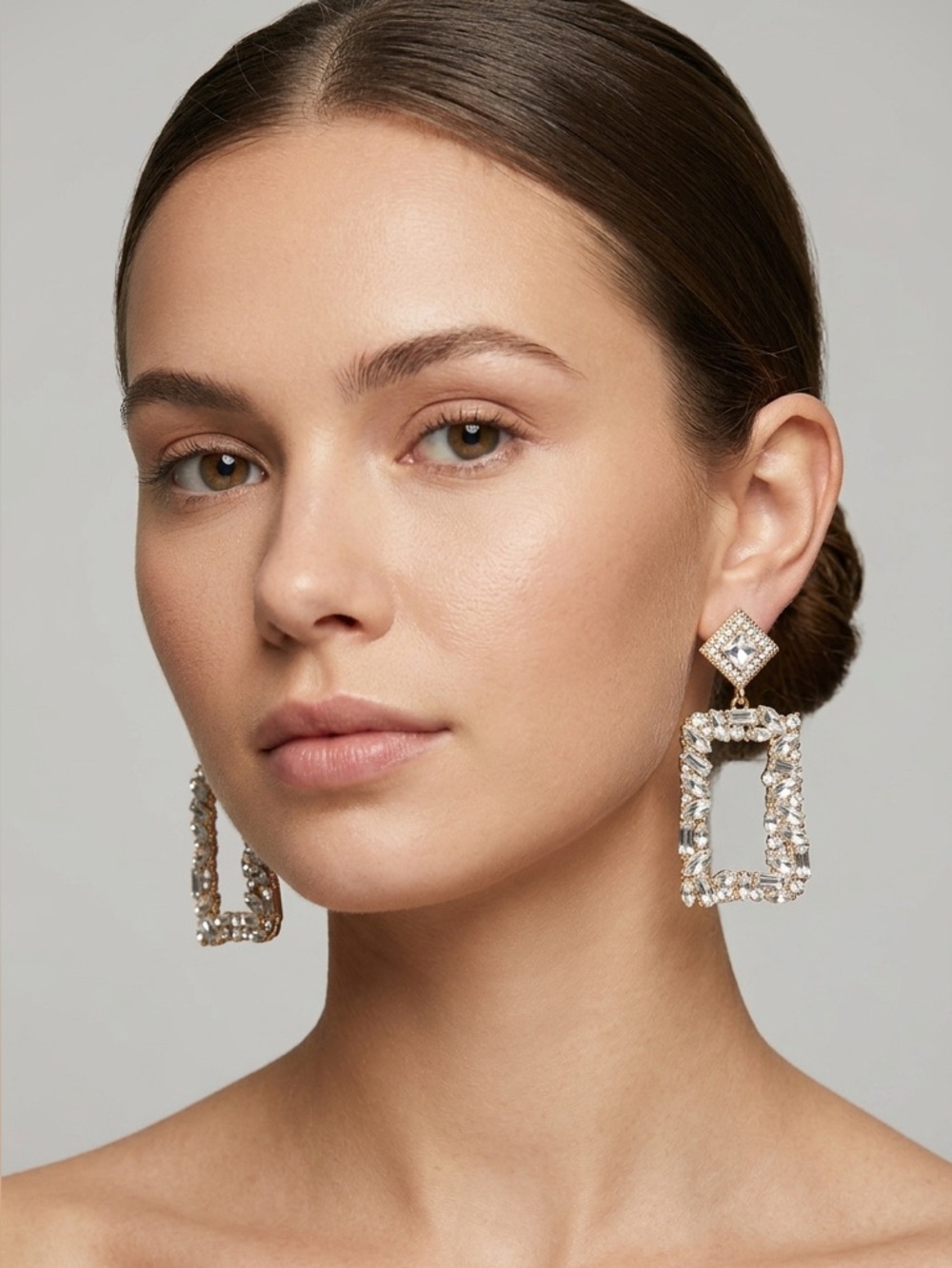 200. Natasha glass drop earrings